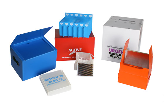 reusable corrugated plastic container