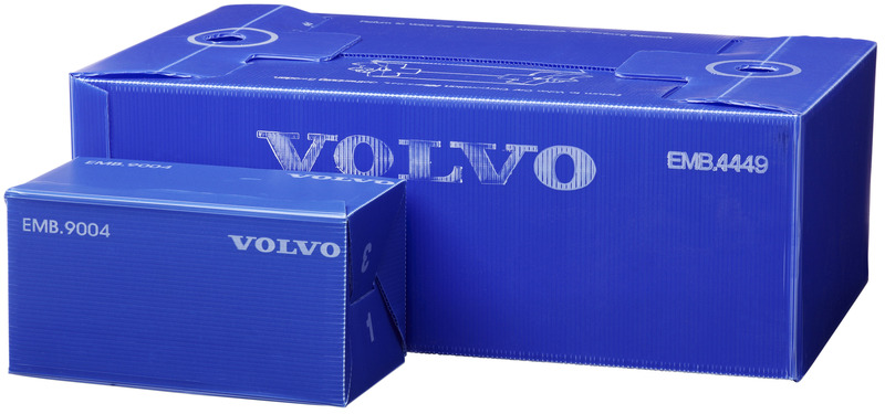 Blue Corrugated Plastic Box