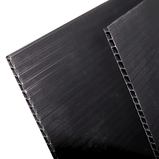 White Blue Black Polypropylene Corflute Coreflute Core Flute Sheet for Floor Protection