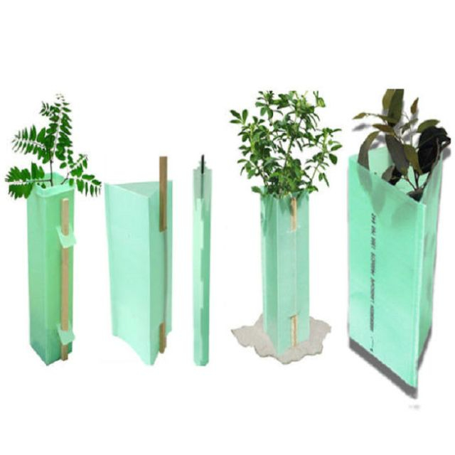 Polypropylene Material Corrugated Plastic Tree Guards - Buy Corrugated ...