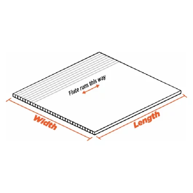 4x8 corrugated plastic sheets