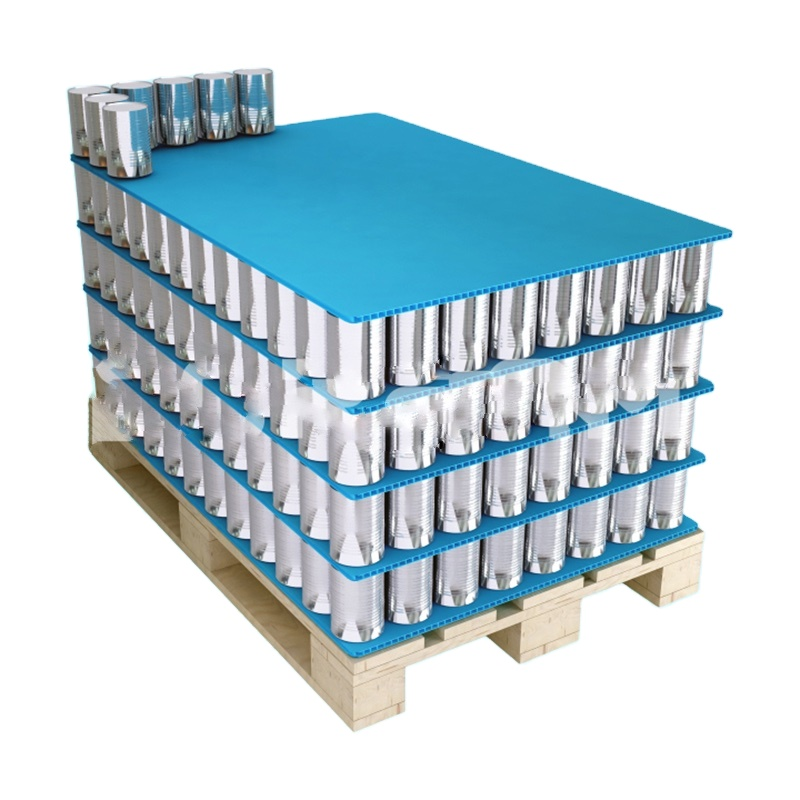 1200x1000mm Plastic Corrugated Polypropylene Pallet Layer Pad