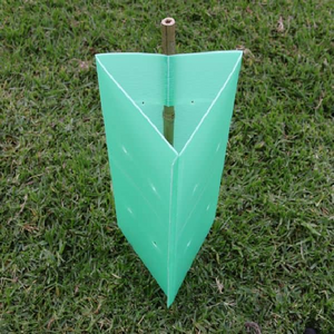 Green PP Fluted Tree Guards 600 x 200mm Welded