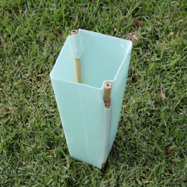 Square Green Tree Guards for Plant Protection UV Resistance