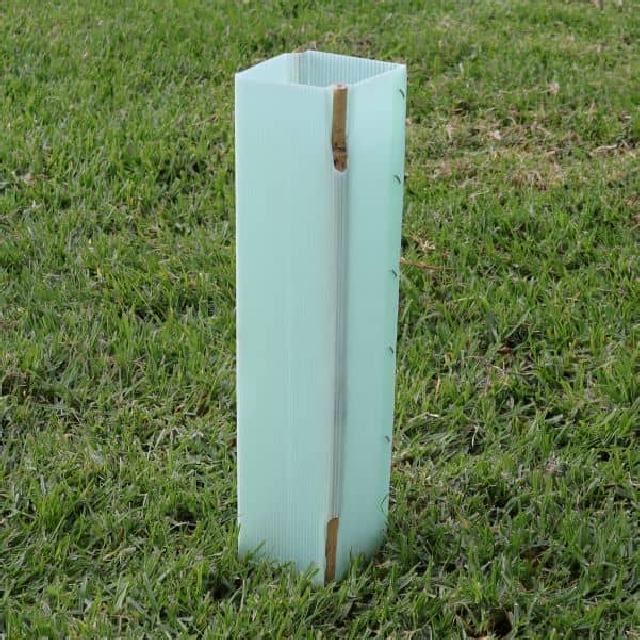 Square Green Tree Guards for Plant Protection UV Resistance