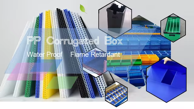 Collapsible Corrugated Plastic Packing Box
