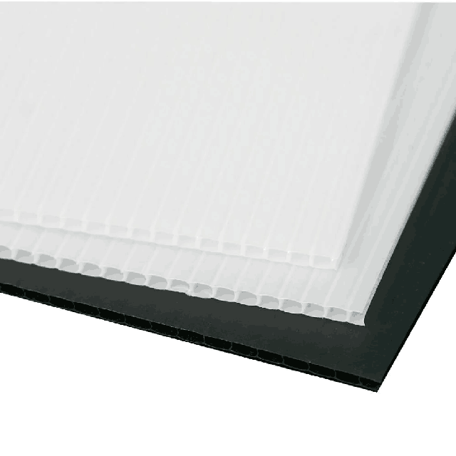 2mm Correx Floor Protection Board Black Translucent 2400mm x 1200mm